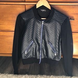 Black Lightweight Bomber Jacket
